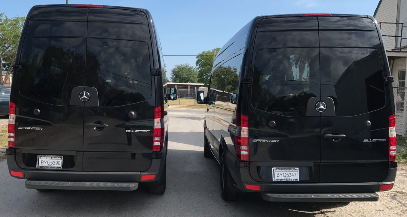 New Mercedes Sprinters heading out for modifications