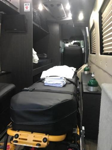 Long Distance Medical Transport  Interior